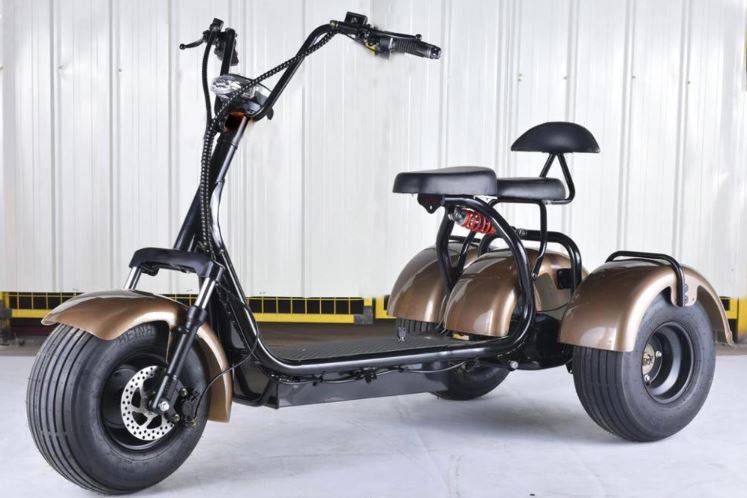 3 wheel electric scooter with seat for adults